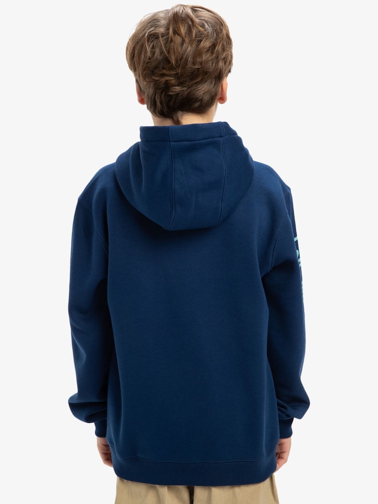 Quiksilver Blue Youth OMNI Logo Hoodie - Image 2 of 5