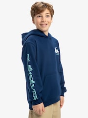 Quiksilver Blue Youth OMNI Logo Hoodie - Image 3 of 5