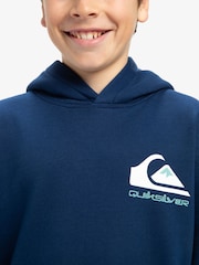 Quiksilver Blue Youth OMNI Logo Hoodie - Image 4 of 5