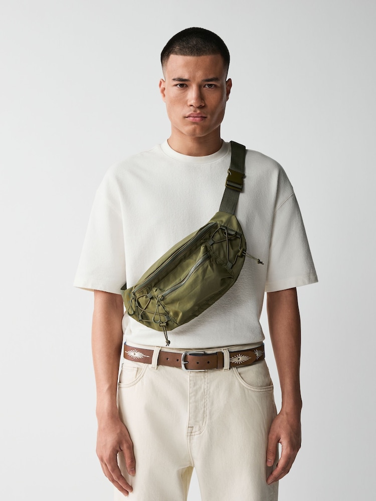 Green Crossbody Bum Bag - Image 1 of 6