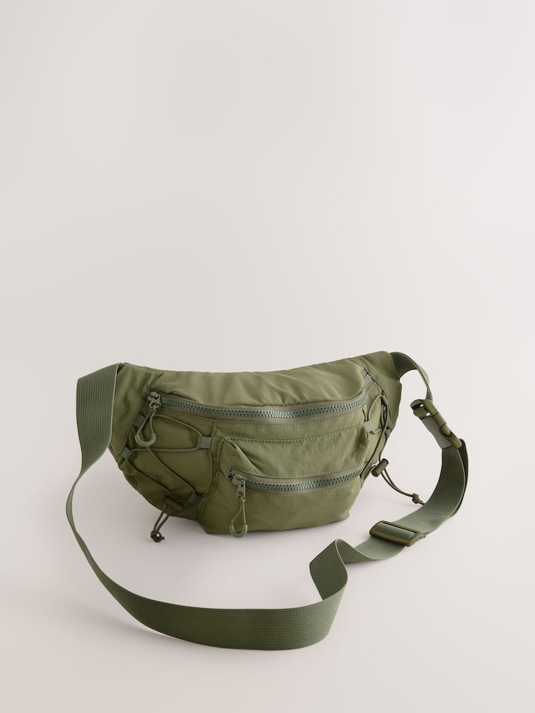 Green Crossbody Bum Bag - Image 2 of 6