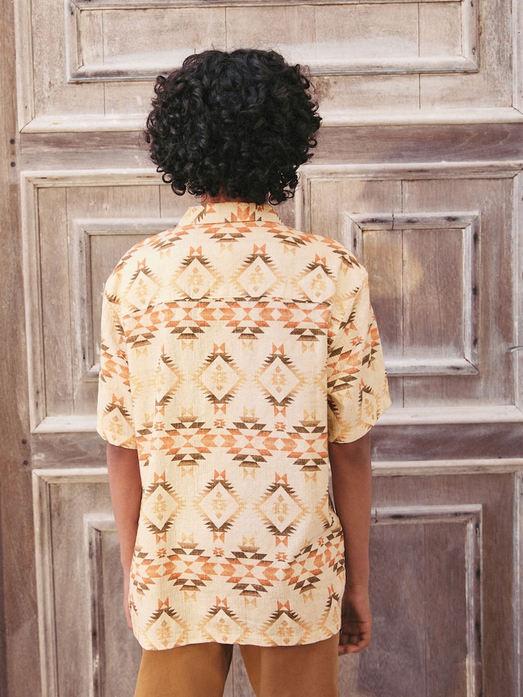 Neutral Short Sleeve Printed Shirt (3-16yrs) - Image 2 of 7