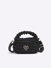 River Island Black Girls Nylon Scrunch Bag - Image 1 of 4