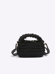 River Island Black Girls Nylon Scrunch Bag - Image 2 of 4