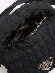 River Island Black Girls Nylon Scrunch Bag - Image 4 of 4