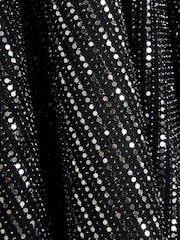 River Island Black Girls Mirror Godet Dress - Image 4 of 4