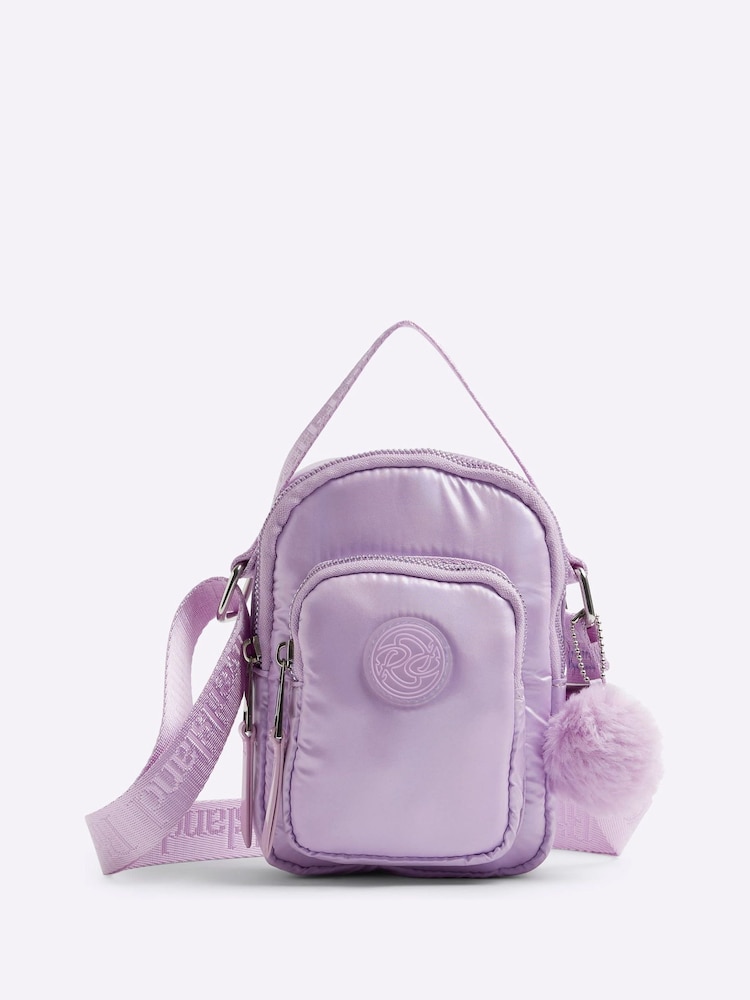 River Island dekleta najlon V kovinskih barvah Festival Bag - Slika 1 iz 4