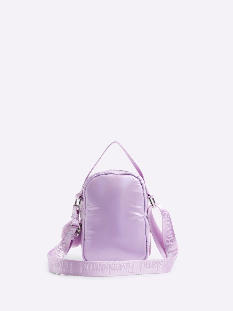 River Island dekleta najlon V kovinskih barvah Festival Bag - Slika 2 iz 4