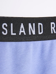 River Island Blue Girls 100% Cotton Half Zip Sweat Top - Image 5 of 5