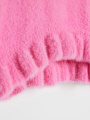 River Island Pink Girls Frill Cropped Jumper - Image 4 of 4