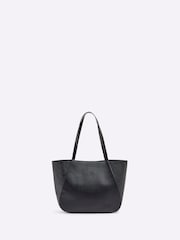 River Island Black Girls Monogram Bow Shopper Bag - Image 2 of 5