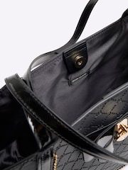 River Island Black Girls Monogram Bow Shopper Bag - Image 5 of 5