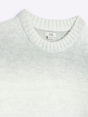 River Island Grey Chrome Boys Chrome Space Dye Jumper - Image 3 of 4