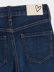 River Island Blue Girls Denim Pocket Flare Jeans - Image 4 of 4