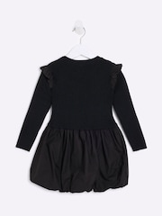 Черный - Платье-пуховик для девочек River Island - Image 2 of 4