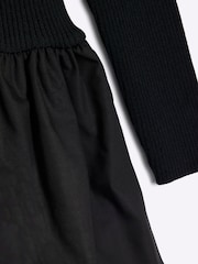 Черный - Платье-пуховик для девочек River Island - Image 3 of 4