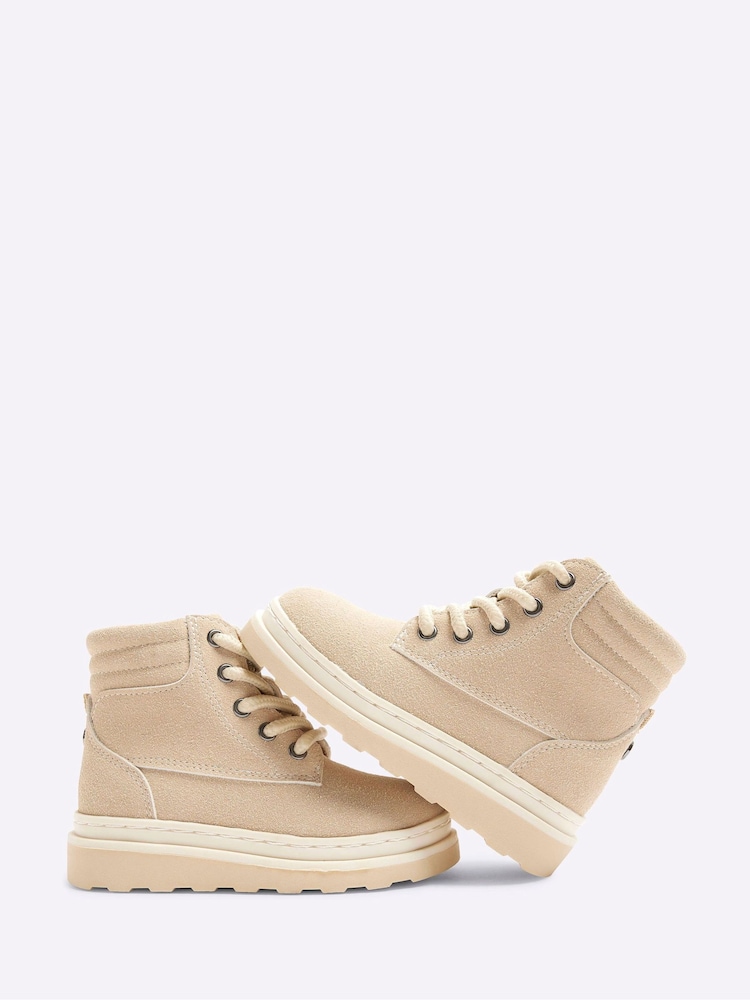 River Island Brown Girls Stone Boots - Image 4 of 4 River Island Brown Girls Stone Boots - Image 4 of 4