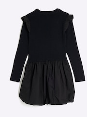 River Island Black Girls Puffball Dress - Image 2 of 4