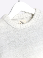 River Island Grey Boys Space Dye Jumper - Image 3 of 4
