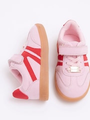 River Island Pink Girls Contrast Trainers - Image 3 of 4
