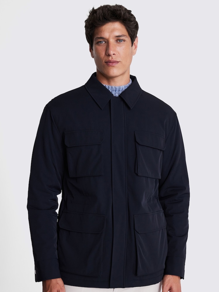 MOSS Blue Field Jacket - Image 1 of 4