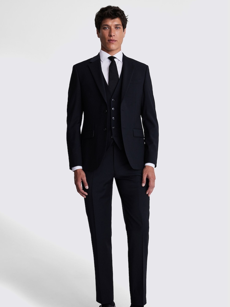 MOSS Black Slim Fit Jacket - Image 2 of 7 MOSS Black Slim Fit Jacket - Image 2 of 7