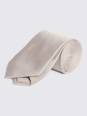 MOSS Yellow Silk Semi Plain Tie - Image 1 of 2