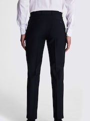 MOSS Black Slim Fit Trousers - Image 2 of 3
