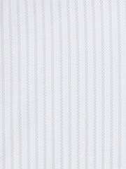 MOSS White Tailored Fit Non-Iron White Royal Oxford Stripe 100% Cotton Shirt - Image 5 of 5