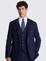 MOSS Blue Italian Slim Fit Jacket - Image 1 of 5