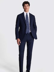 MOSS Blue Italian Slim Fit Jacket - Image 4 of 5