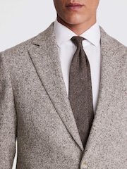 MOSS Brown Tailored Fit Donegal Jacket - Image 5 of 5