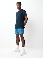 Blau & Marineblau - Aktiv-T-Shirt für Fitnessstudio und Training - Image 3 of 7