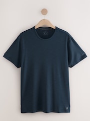 Blau & Marineblau - Aktiv-T-Shirt für Fitnessstudio und Training - Image 6 of 7
