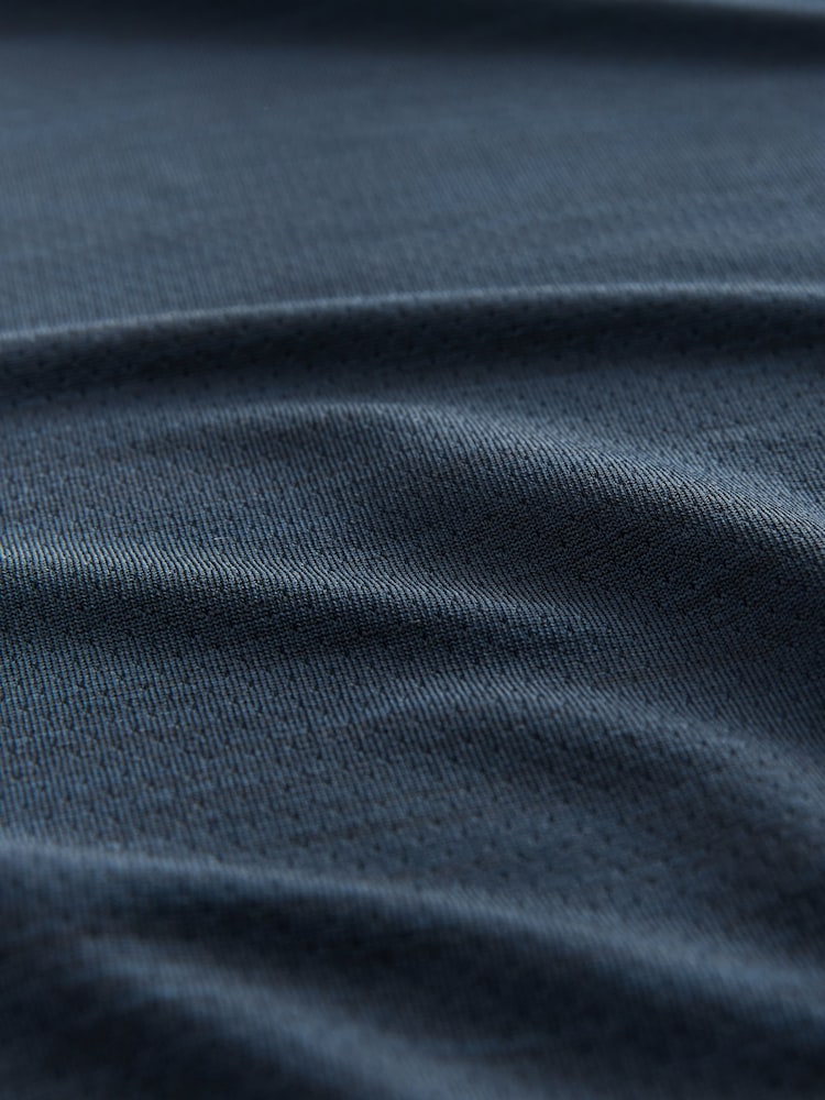 Blue/Navy Active Gym Training T-Shirt - Image 9 of 9 Blue/Navy Active Gym Training T-Shirt - Image 9 of 9