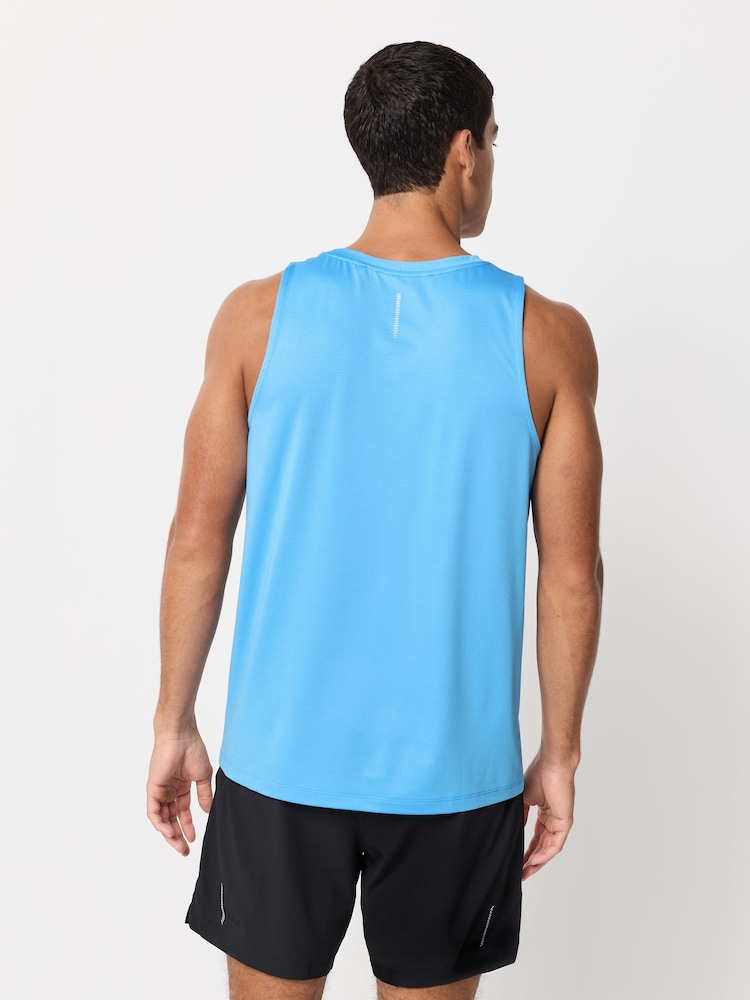 Blue Active Gym Textured Training Vest - Image 2 of 9