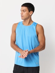 Blue Active Gym Textured Training Vest - Image 3 of 9