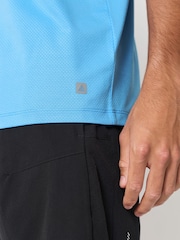 Blue Active Gym Textured Training Vest - Image 6 of 9