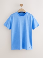 Blue Active Jacquard T-Shirt - Image 1 of 5