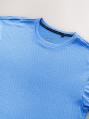 Blue Active Jacquard T-Shirt - Image 5 of 5