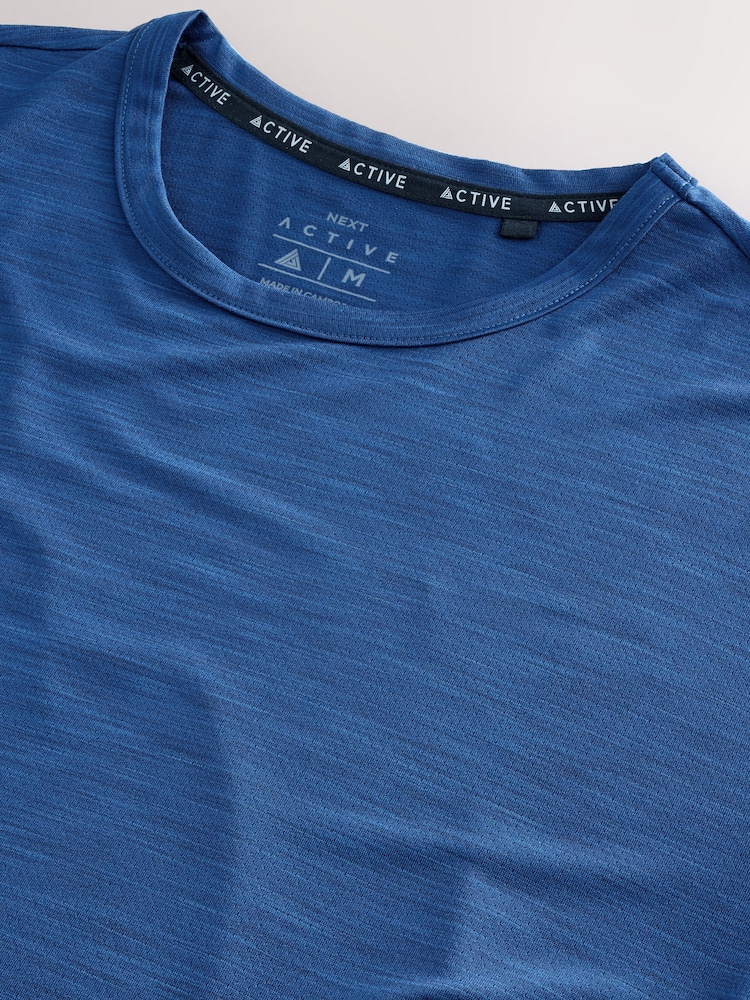 Azul cobalto - Camiseta deportiva de entrenamiento de Active Gym - Imagen 9 de 9 Azul cobalto - Camiseta deportiva de entrenamiento de Active Gym - Imagen 9 de 9