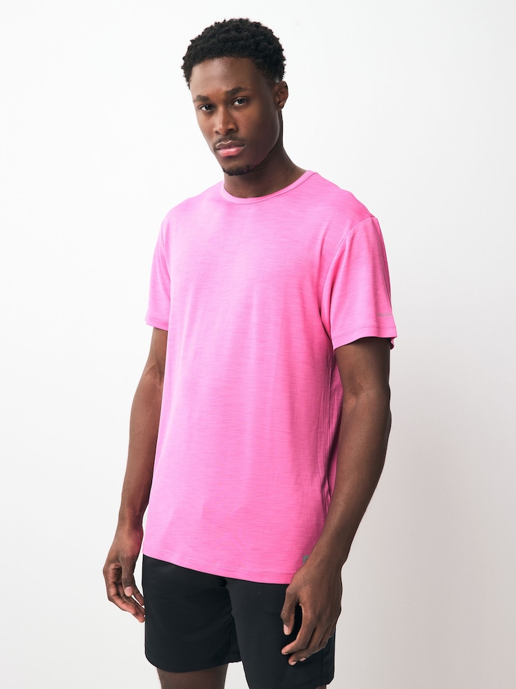Pink - Aktiv-T-Shirt für Fitnessstudio und Training - Image 1 of 9