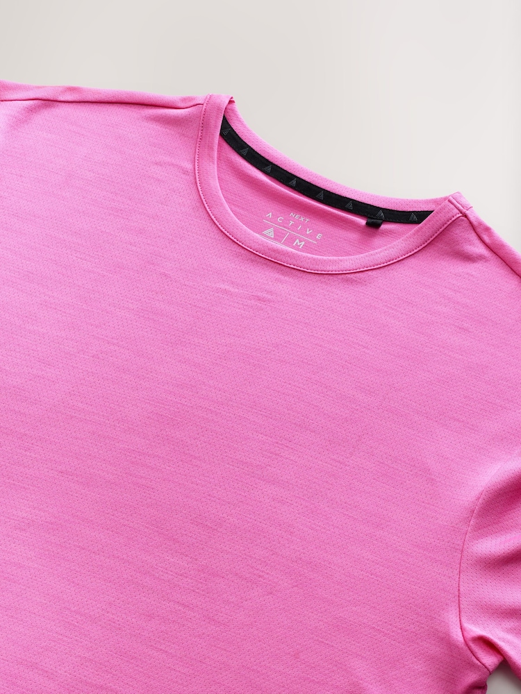 Pink - Aktiv-T-Shirt für Fitnessstudio und Training - Image 9 of 9