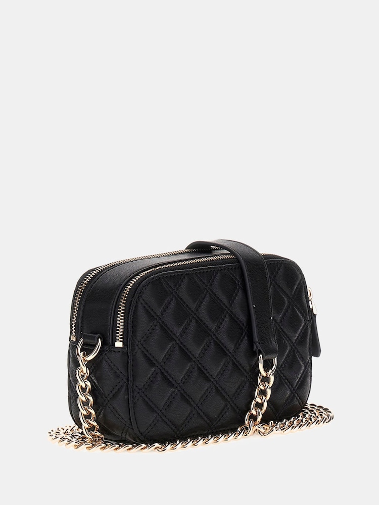 Guess Giully Quilted Black Camera Bag - Image 2 of 3