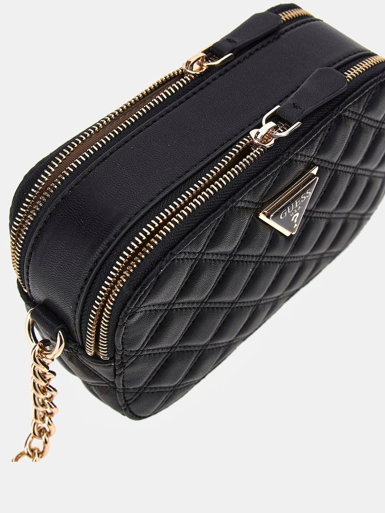 Guess Giully Quilted Black Camera Bag - Image 3 of 3