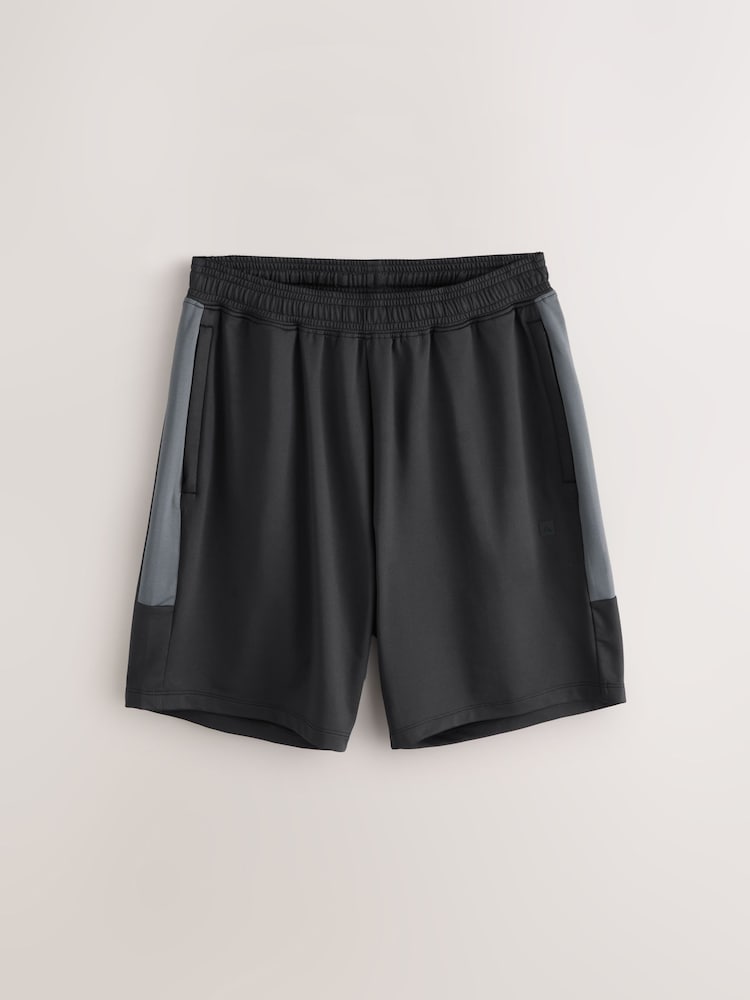 Navy Blue Active Training Gym Shorts - Image 2 of 4 Navy Blue Active Training Gym Shorts - Image 2 of 4