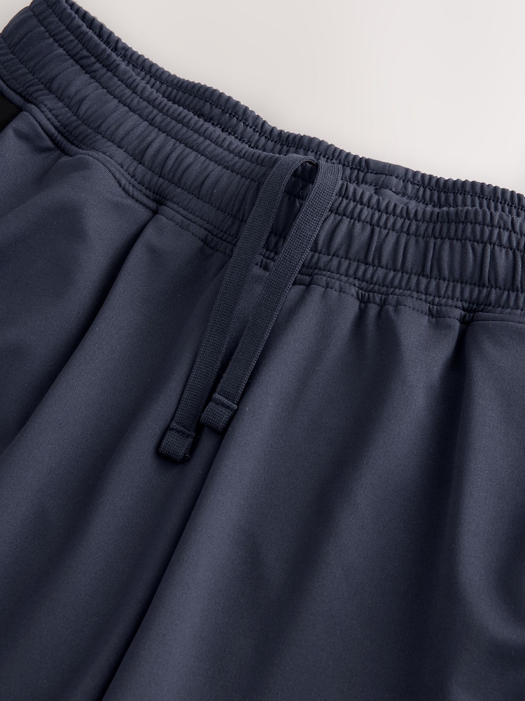 Navy Blue Active Training Gym Shorts - Image 9 of 9 Navy Blue Active Training Gym Shorts - Image 9 of 9