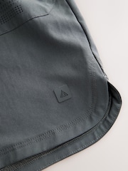 Slate Grey Active Cargo Gym Training Shorts - Image 3 of 4