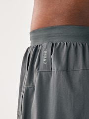 Slate Grey Active Cargo Gym Training Shorts - Image 7 of 12