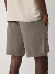 Neutral Stone Active Cargo Gym Training Shorts - Image 3 of 9